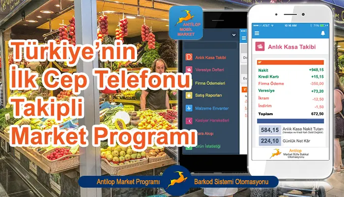 Cep Telefonundan Mobil Takipli Market Programı